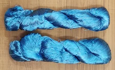 2 Thread Yarn Lace Skeins Knitting Work Reel Silk Fabric 230gm Woven Sari