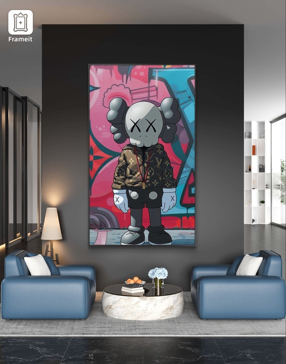 クリアファイル kaws 1000% L V Kaws Fashion Canvas wall art Piece home decor | eBay