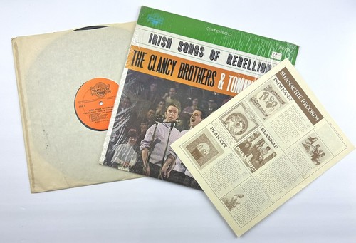 The Clancy Brothers & Tommy Makem - Iris Songs Of Rebellion 1969 LP Shrink Open - Picture 4 of 10