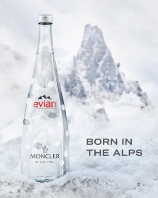 Moncler X Evian Limited Edition Bottled Water 21 Ebay