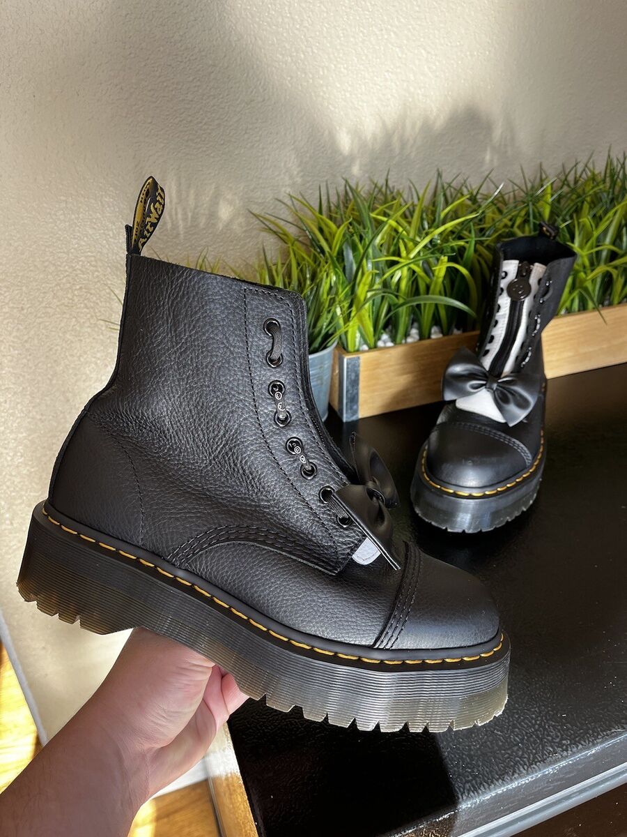 Dr Martens X Lazy Oaf Sinclair Lo Black White Bow Tie Dr Martens X Lazy Oaf Sinclair Lo Black White Bow Tie