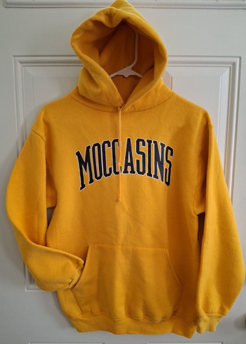 VTG Wolf University Tennessee Chattanooga Moccasins Hoodie Sweatshirt Medium