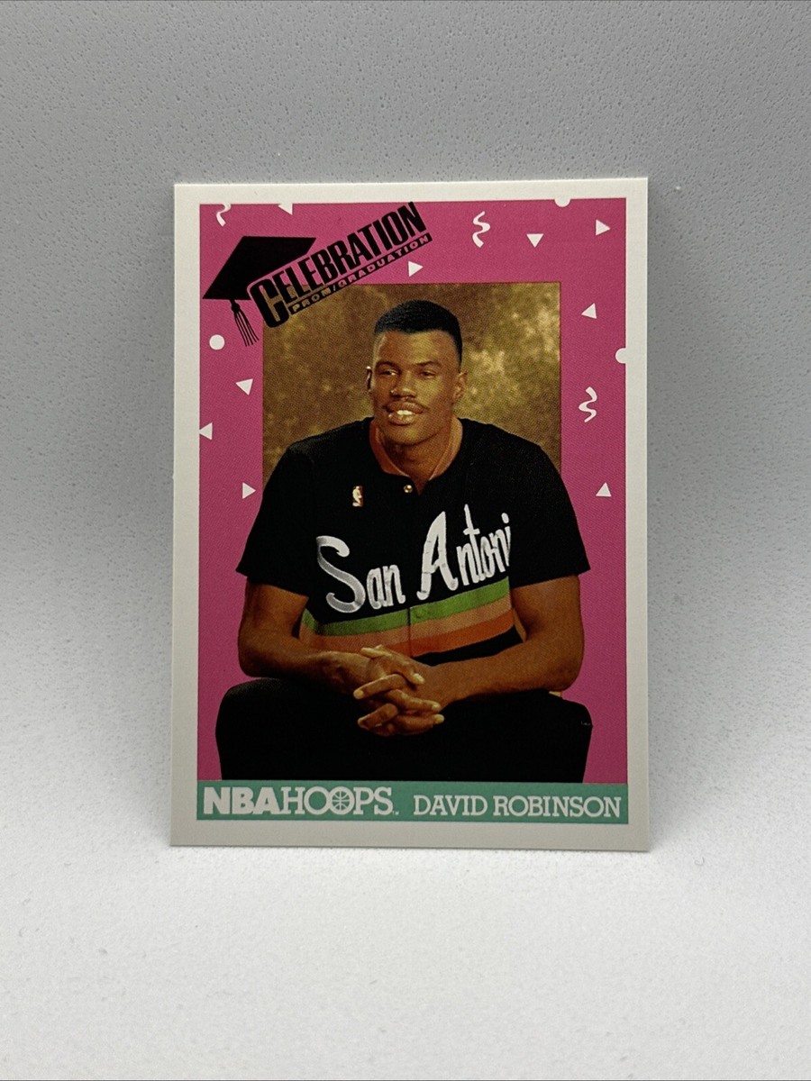 1991-92 NBA HOOPS David Robinson Leave Alcohol Out #327 San