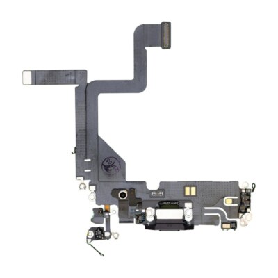 Flex Cable Charge Port Assembly for Apple iPhone 14 Pro Deep Purple Premium