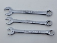 Snap On 6-Point Stubby Chrome Combination Wrench Lot OXIM5.5, 6, 7 Partial Set