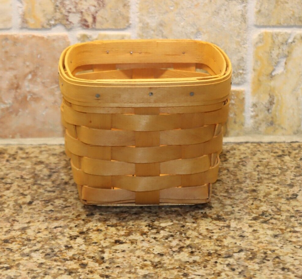 Longaberger Classic Stain 2000 Teaspoon 5" Basket (3 available) Item