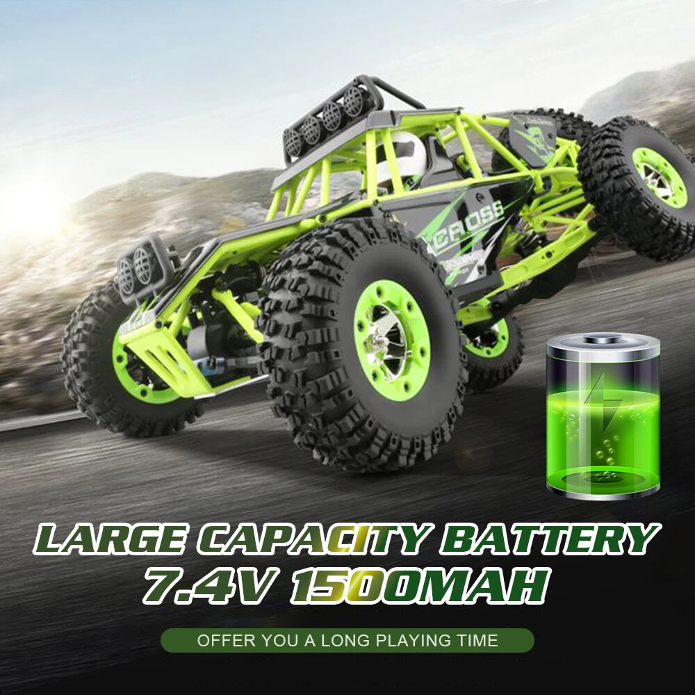 Wltoys 1 12 2.4G 4WDElectric Brushed Crawler RC Car Truck