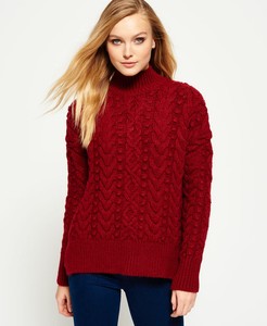superdry chunky knit cardigan