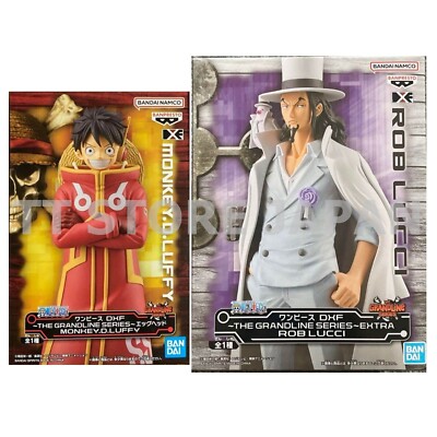 One Piece Figure Egg Head Monkey.d.Luffy Rob Lucci Set Dxf The