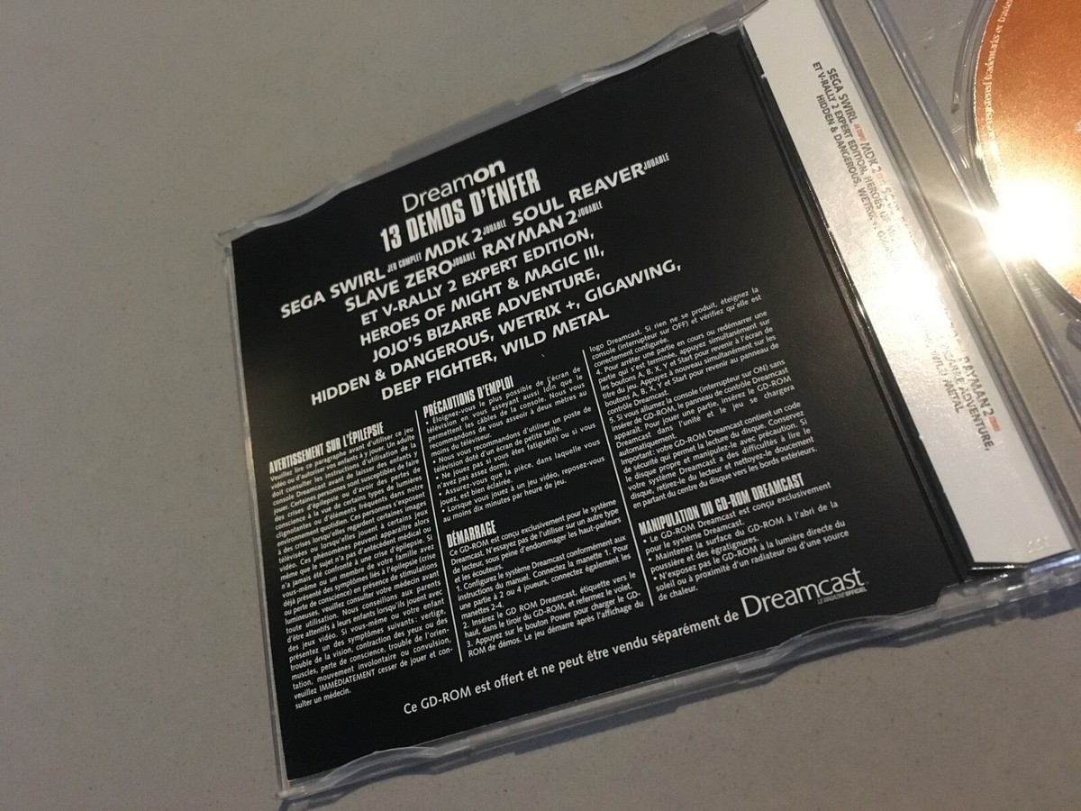 CD Démo DREAMON Volume 3 Pour Sega Dreamcast - Bon état (PAL