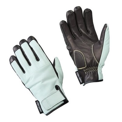 Yamaha Motor YL4005 Cyber   Leder W Handschuhe hellblau Größe L 90792-G103Lab