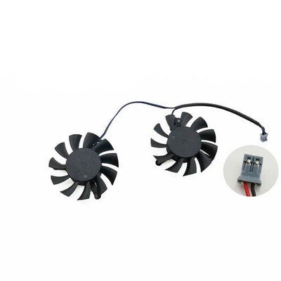For   GTX 750 Ti 2GB LP Graphics Card Fan XY-D05510SH Left+Right Fan #yi