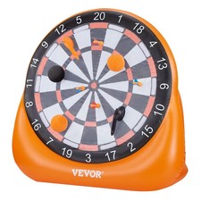 Inflatable Soccer Dart Board, over 6 ft High Giant Soccer Dart Board with 4 Kic