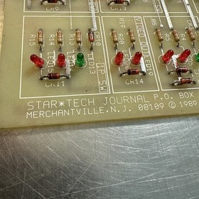 Star Tech VINTAGE JAMMA Test Card! Arcade JAMMA tester! Rev C 1990 RARE!