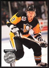 Jim Paek, 1991-92 Pro Set Platinum, #266, Pittsburgh Penguins, RC