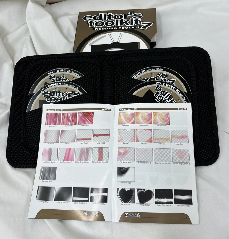 Digital Juice DVD Editor’s Toolkit Lot - 6,7,8,9,10 Corporate Christmas Wedding - Image 3 of 4