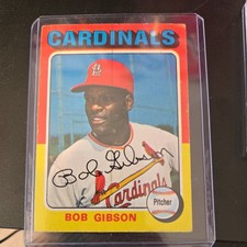 1975 Topps Set-Break #150 Bob Gibson NM-MT Great Color!