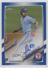 2021 Topps Chrome Rookie Blue Refractor 76/150 Anderson Tejeda #RA-AT Auto 0wr2