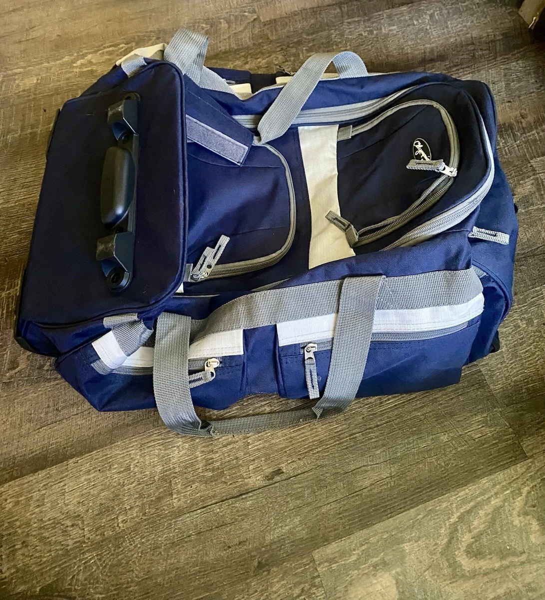 Olympia Bagaglio 29" Rolling Duffel Blu Con 8 Tasche: Borrone Da Viaggio Resistente E Capiente - 5