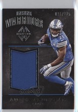 2017 Panini Majestic Unsung Warriors Materials 18/125 Ameer Abdullah #UW-9 1m1a