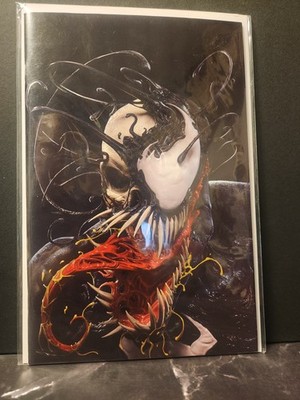 DEATH OF VENOMVERSE RETURNS  #1 RAF GRASSETTI ViIRGIN VARIANT VENOM 150/666 LTD