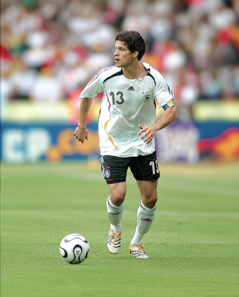 Ballack Germany 2006 World Cup Authentic Home Kit Soccer Jersey