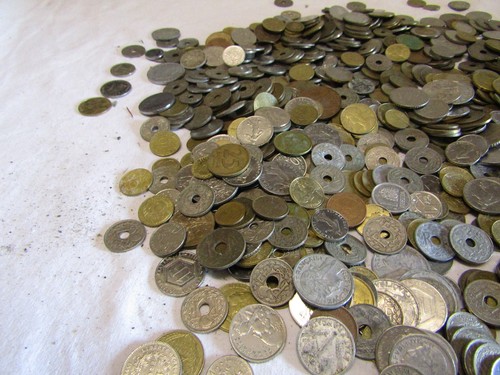 14... Lote de 3,3 kilos de monedas antiguas francia mundo - Imagen 6 de 11
