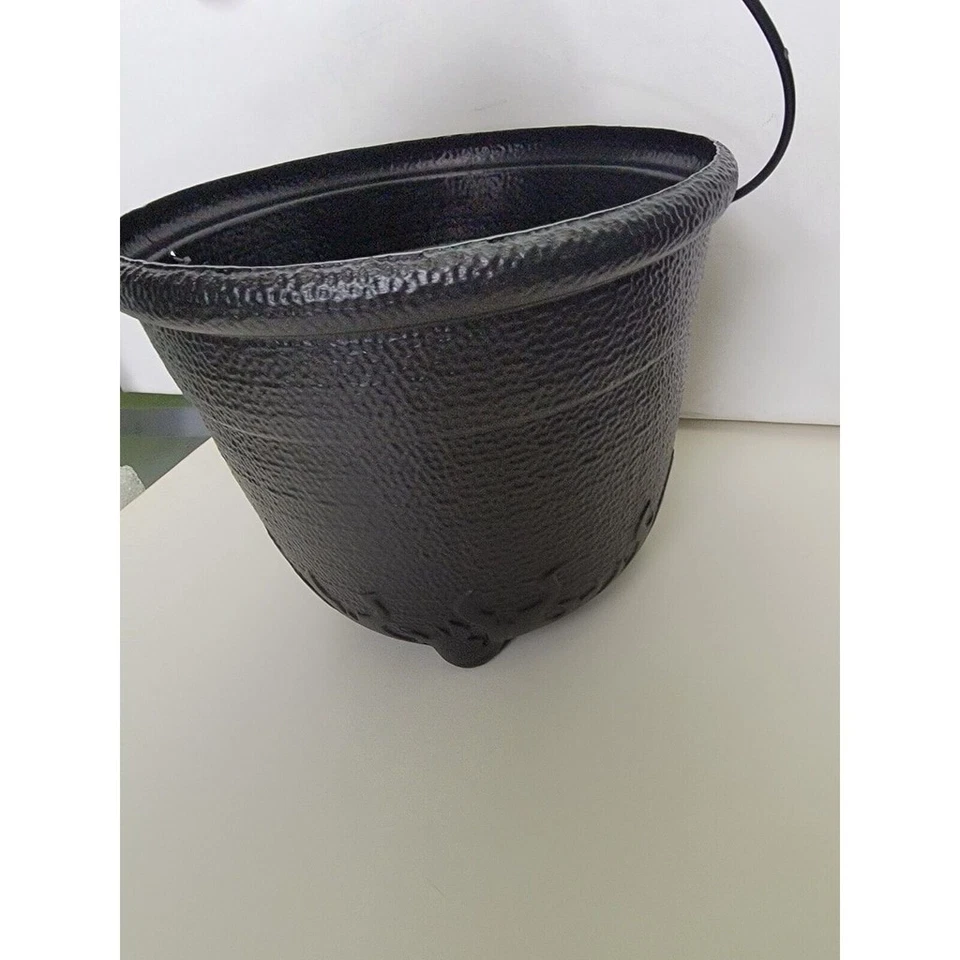 VTG Witches Cauldron General Foam Plastics Blow Mold Candy Pail Bucket Halloween - Image 2 of 4