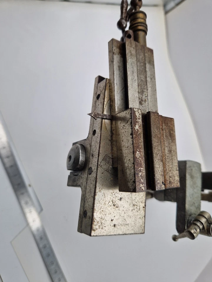 Watchmaker lathe Luthy Lorch banc rompu plateforme burin fixe chariot croisé 8 m - Photo 4/4