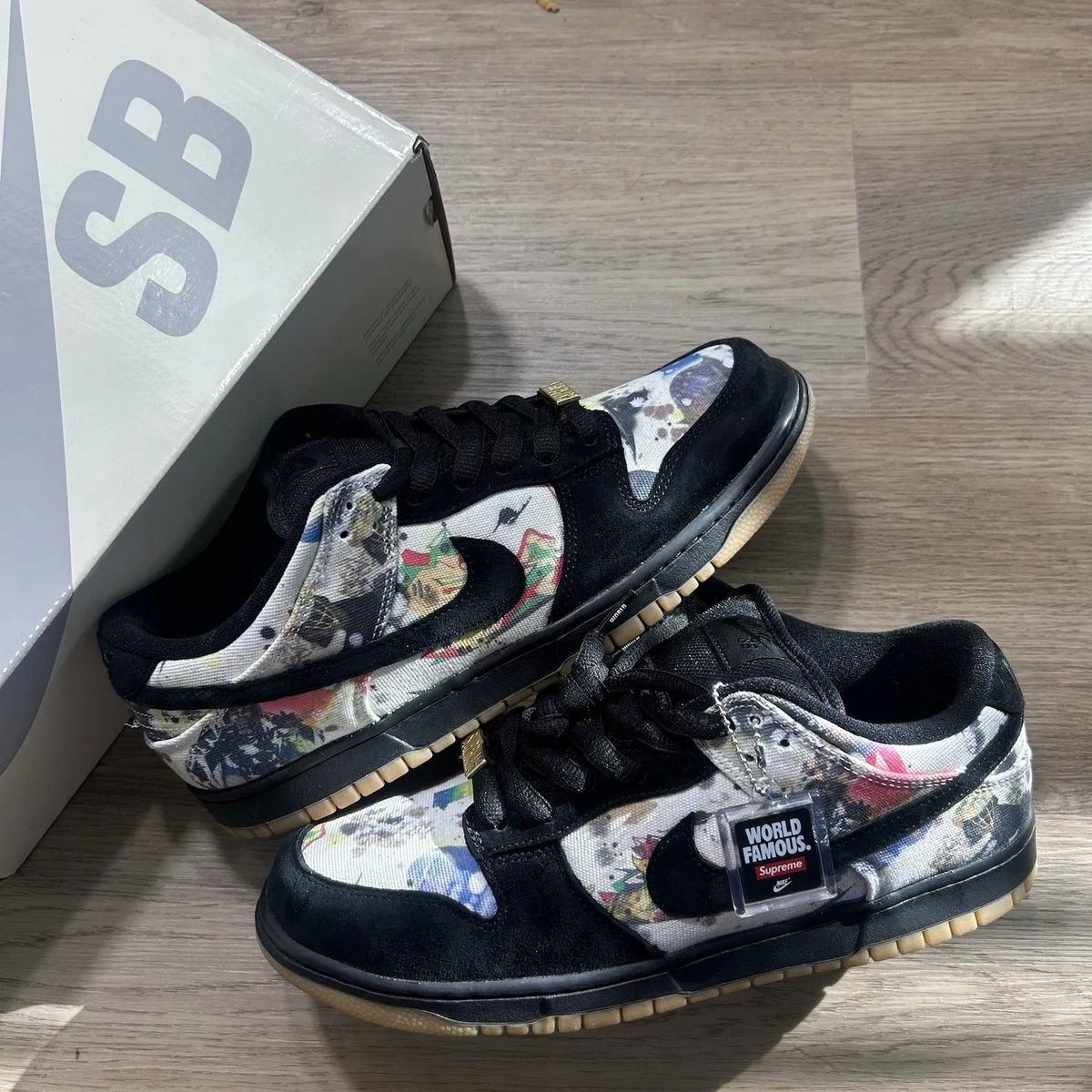 Supreme x Nike Dunk SB Low Black for Sale | Authenticity