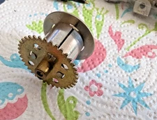 NICE ORIGINAL 20's "CJ" GEARED DRUM  A.C. GILBERT ERECTOR White Truck SET ERA