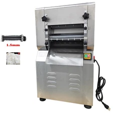 110V Electric Dough Sheet Machine Commercial Noodles Press Machine w/1.5mm Cutte
