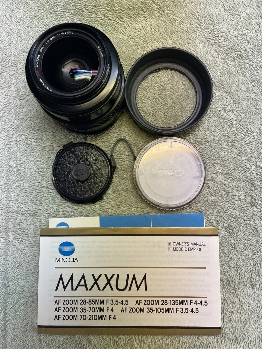 Minolta f/4 Camera Lenses 35-70mm Focal for sale - eBay