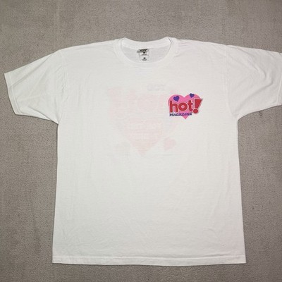 Vintage 90s Hot! Magazine Promo T Shirt Adult XL Fruit Of The Loom Best Tag