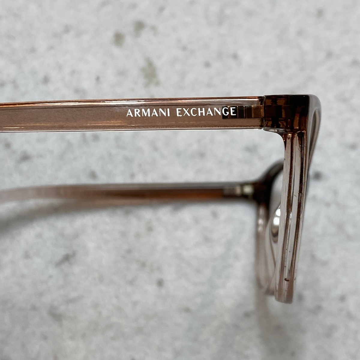 Armani Exchange Ax3053 8257 Taupe Crystal Cat Eye Eyeglasses  display picture 3