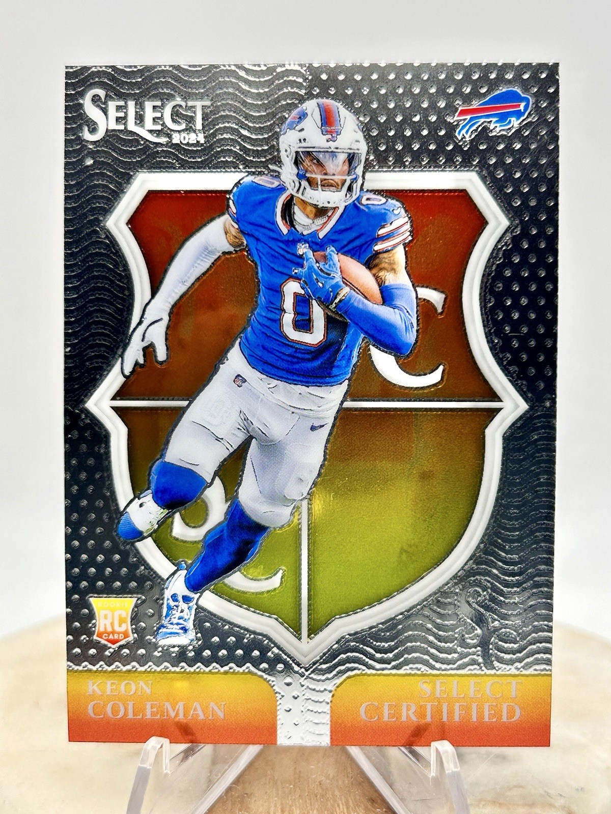 2024 Select Keon Coleman RC SELECT CERTIFIED #13 Buffalo Bills Rookie