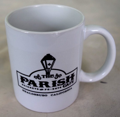 Vintage The Parish Beignets & Po-Boys Cafe Coffee Mug Healdsburg California B6