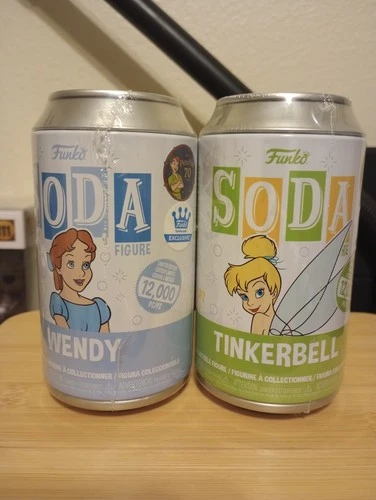 Funko Soda Disney Tinkerbell and Wendy SEALED  Set