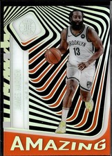 2020-21 Panini Illusions #9 James Harden Amazing Orange