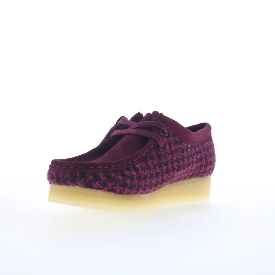 Clarks Wallabee tap pour femmes en suede pourpre - Photo 4/4