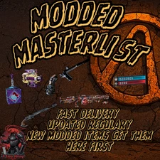 Borderlands 4 Modded Gear Master List Modded Weapons Modded Items  PC Xbox PS5