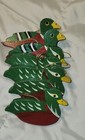 Vintage Hand Painted Wooden Duck Ornaments (6)/made In Taiwan/guc — photo 2