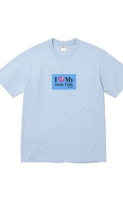 #ad #ad Supreme I ❤️ My Alone Time Tee Powder Blue Size Extra Large Men’s IN HAND Sealed $82.50