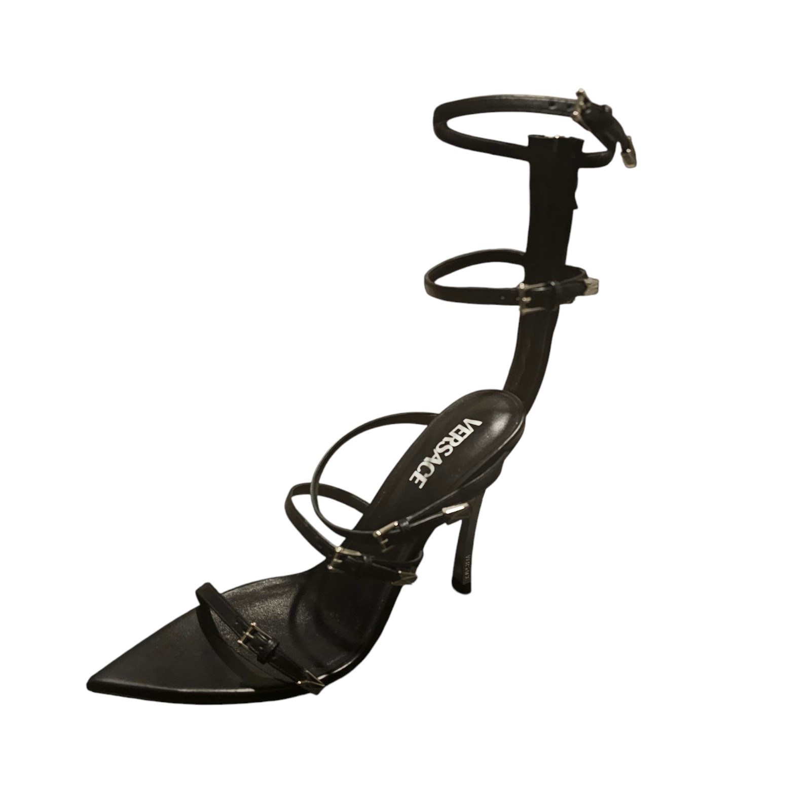 SANDALO T.110 VITELLINO Brown Leather Sandals