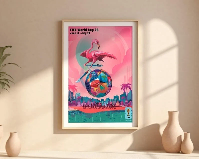 FIFA World Cup 2026 Cityscapes Poster