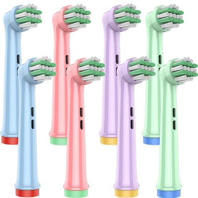 Kids Electric Toothbrush Replacement Heads, Soft Brush for Ages 3-12, 8 Pack