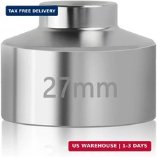 Oil Filter Socket Set,27mm Socket 6 Point Steel Oil Filter Removal Tool,3/8" Dri
