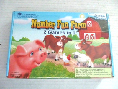Learning Resources Number Fun Farm 2 Games in 1 for Ages 3+