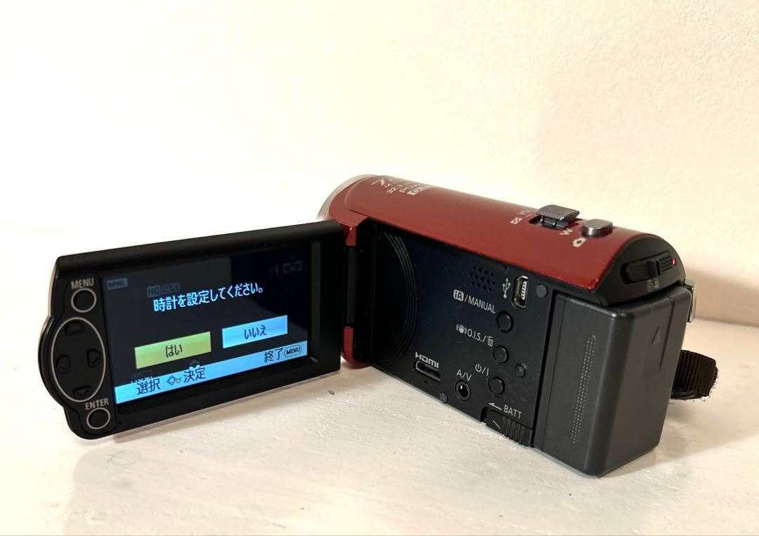 Panasonic HC-V210M Red 10MP Camcorder Video Camera Full HD used