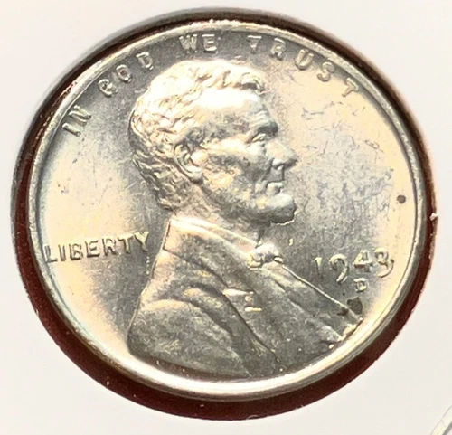 1943-D Lincoln Wheat Cent Penny GEM BU From an Original Bank Roll